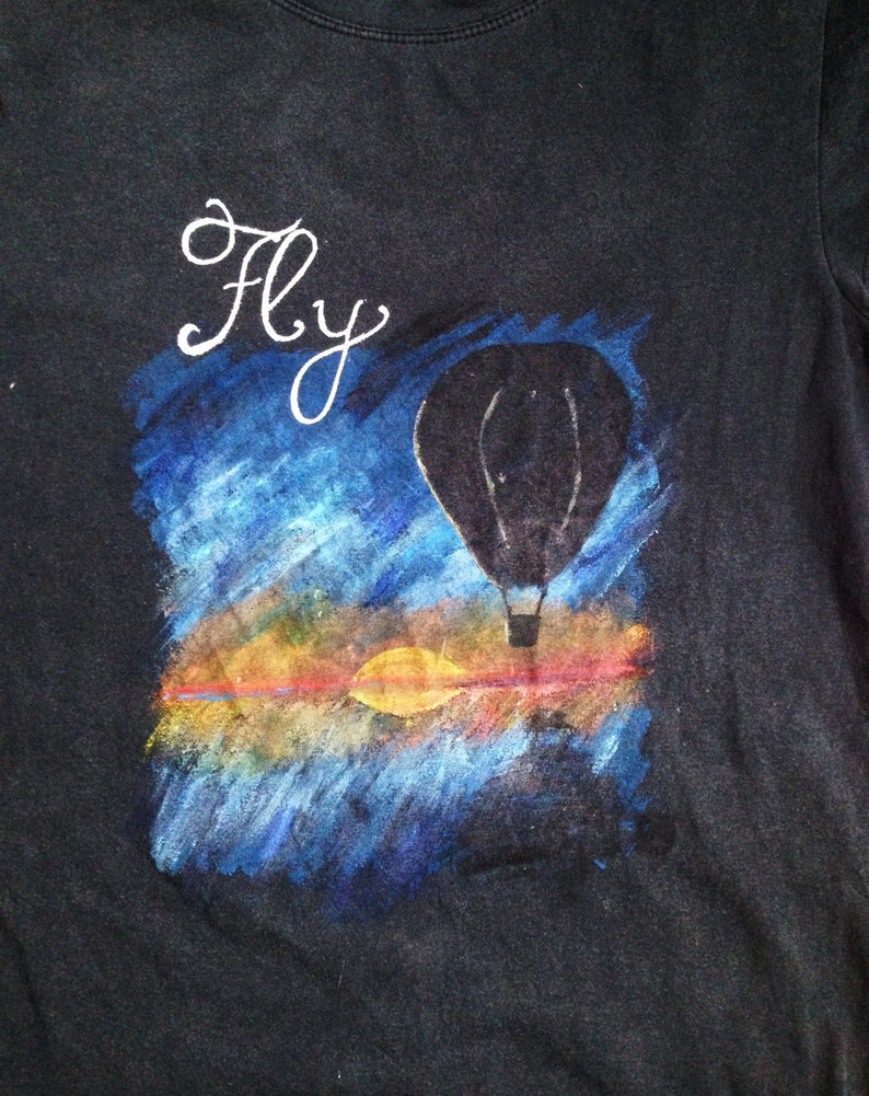 hot air balloon button up shirt