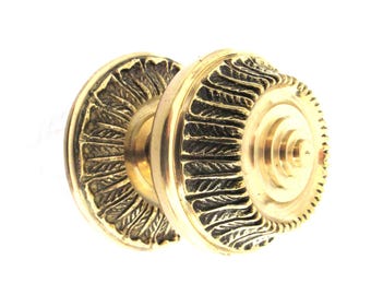 Front door knob. New old stock, brass.