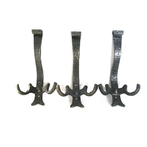 Set of 3 vintage wall hooks. #96AG92K5