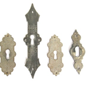 Stamped metal keyhole Escutcheon, key hole cover, frame, plate, keyhole cover #904G13K6
