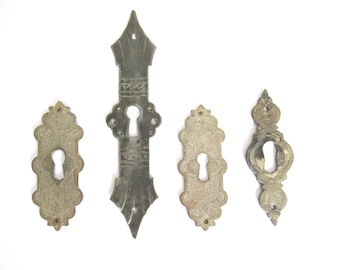 Stamped metal keyhole Escutcheon, key hole cover, frame, plate, keyhole cover #904G13K6