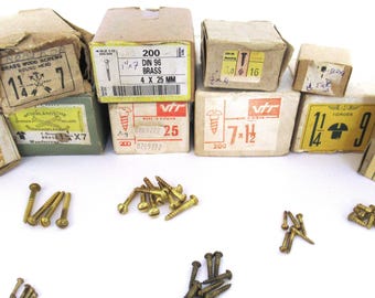 新古品 Nettlefolds スロット付き皿頭木ネジ（オリジナルボックス入り