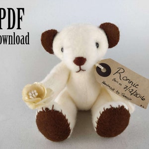 PDF Sewing Pattern - Beginners Bear