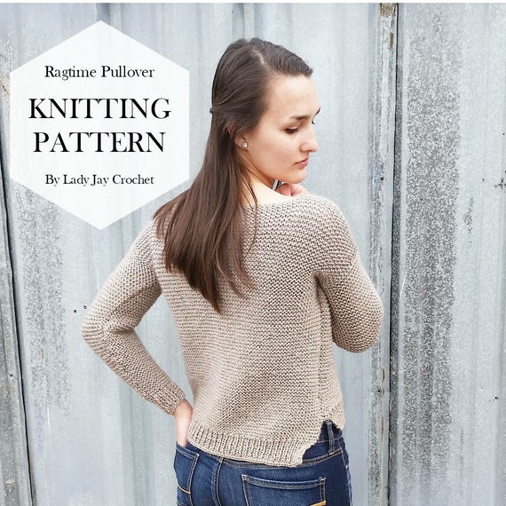 free easy knit sweater patterns menstrual for beginners