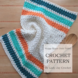 MODELLO: Strofinaccio Hygge Home / Motivo all'uncinetto fai-da-te / Decorazioni per la casa all'uncinetto / Bobbles