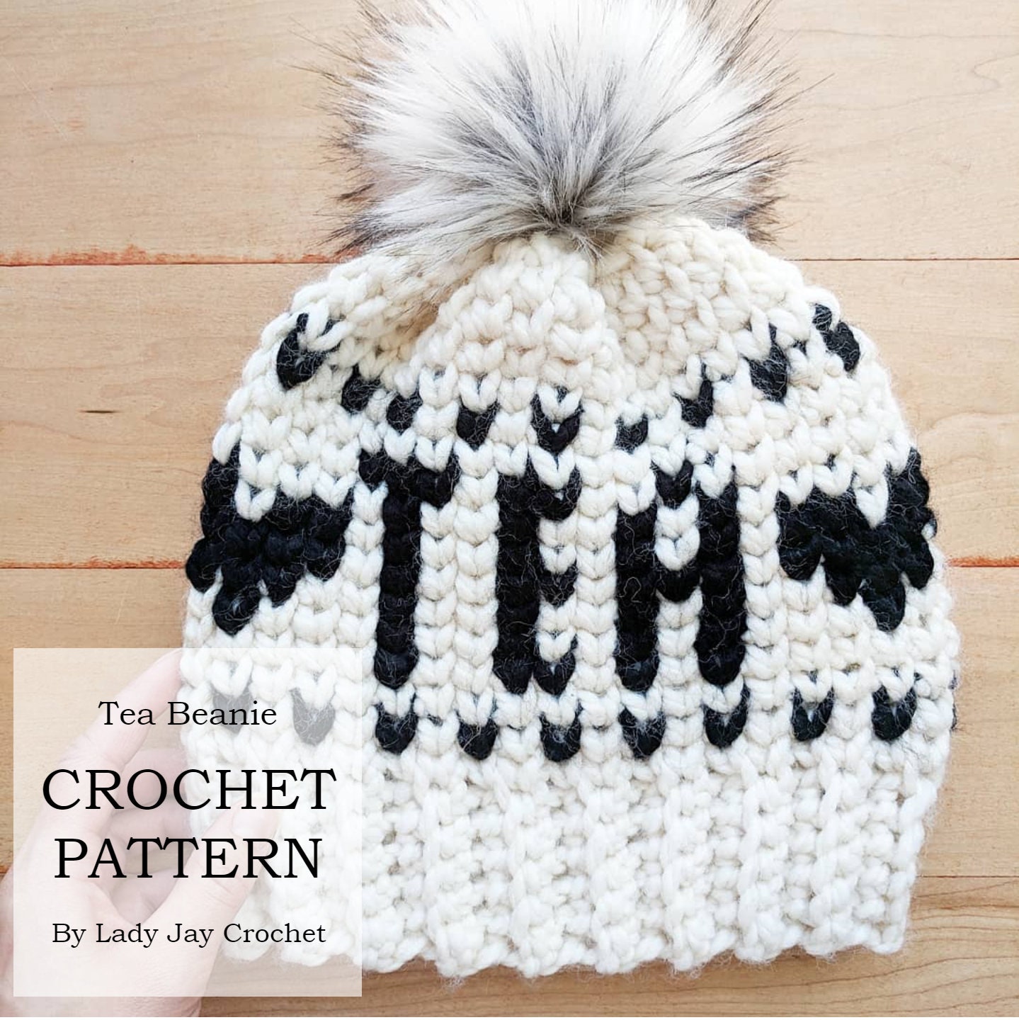 PATTERN: Maker Beanie Crochet Pattern Crochet Fair Isle Hat Tapestry Crochet  Tutorial Knit Like Stitch Adult Winter Toque 