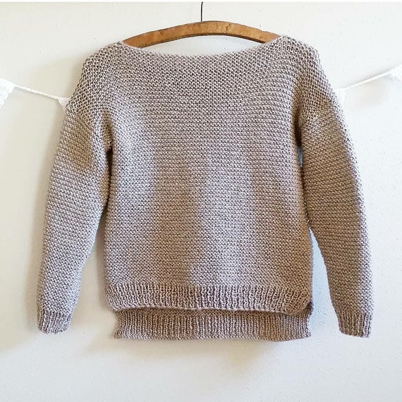 Pattern The Ragtime Pullover Easy Oversized Knit Sweater Pattern Adult Sweater Pattern In Two Sizes Simple Garter Stitch Sweater Pattern The Ragtime Pullover Easy Oversized Knit Sweater Pattern Adult Sweater Pattern In Two Sizes Simple Garter Stitch Sweater