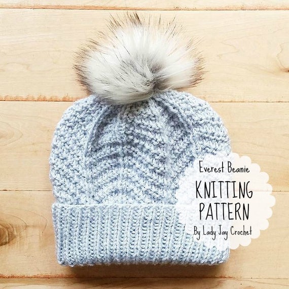 Pattern The Everest Beanie Textured Knit Hat Pattern Diy Knitted Winter Beanie Chevron Herringbone Ridge Texture Handmade Hat Pattern The Everest Beanie Textured Knit Hat Pattern Diy Knitted Winter Beanie Chevron Herringbone Ridge Texture Handmade Hat