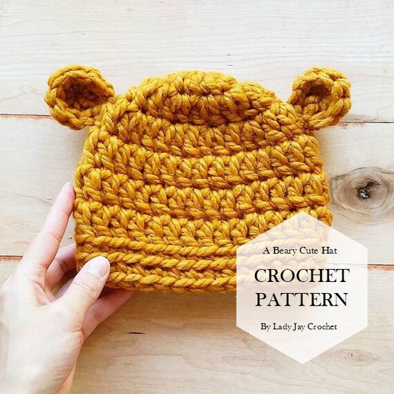 Chunky baby hat crochet pattern sale