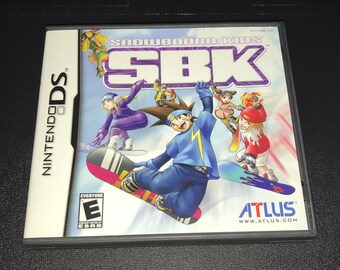 SBK Snowboard Kids Nintendo DS Video Game Complete with Game, Case and Manual