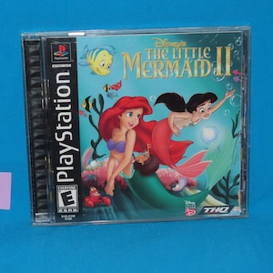 The Little Mermaid II Sony Playstation 1 Vintage Used Video Game PS1 image 1