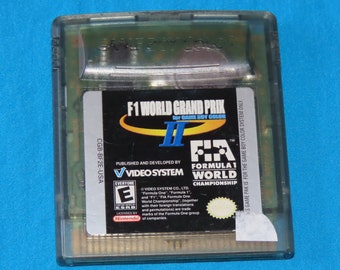 F1 World Grand Prix II 2 Nintendo Gameboy Color (GBC) Video Game