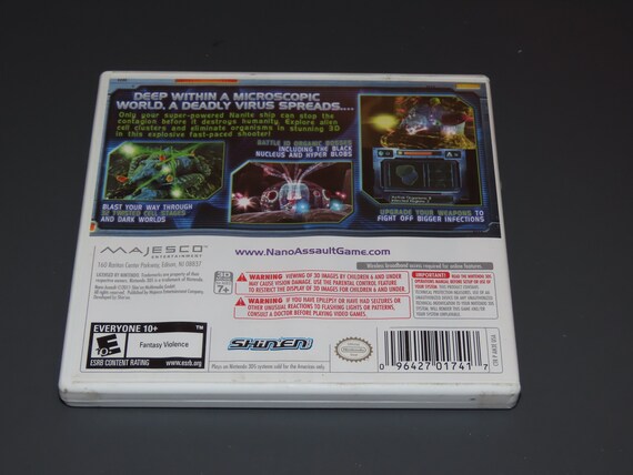 Nano Assault Nintendo 3DS Video Game - Complete - Etsy