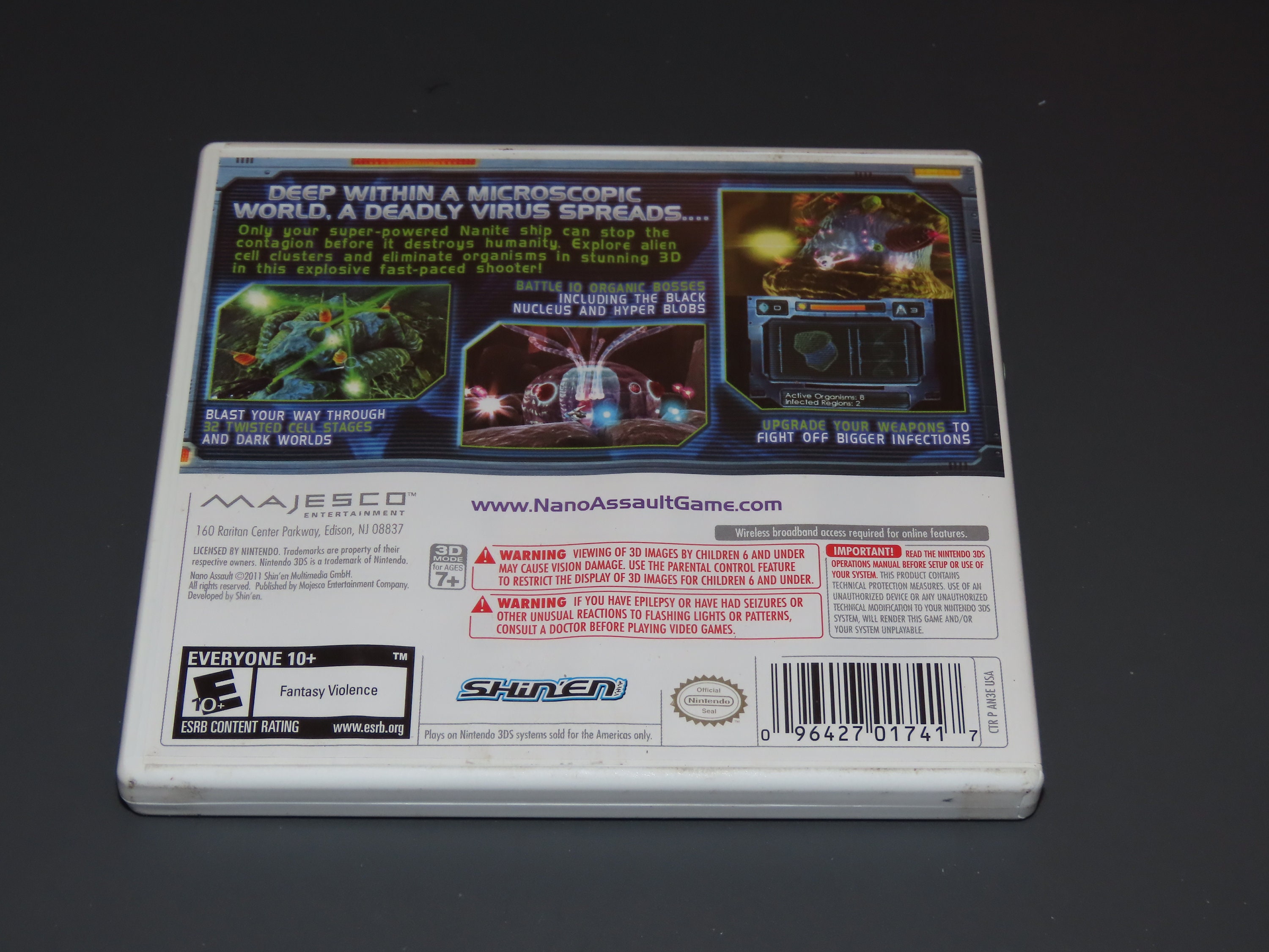 Nano Assault Nintendo 3DS Video Game - Complete - Etsy