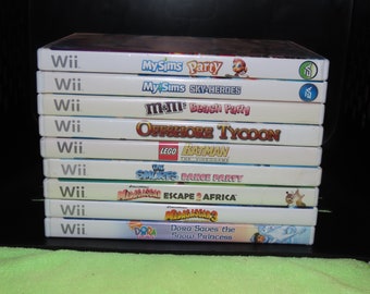 Wii Video Game Comes Complete with Game, Case and Manual - Select your Game(s)