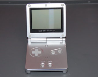 Silver Nintendo Gameboy Advance SP Handheld System Console - Gaming System