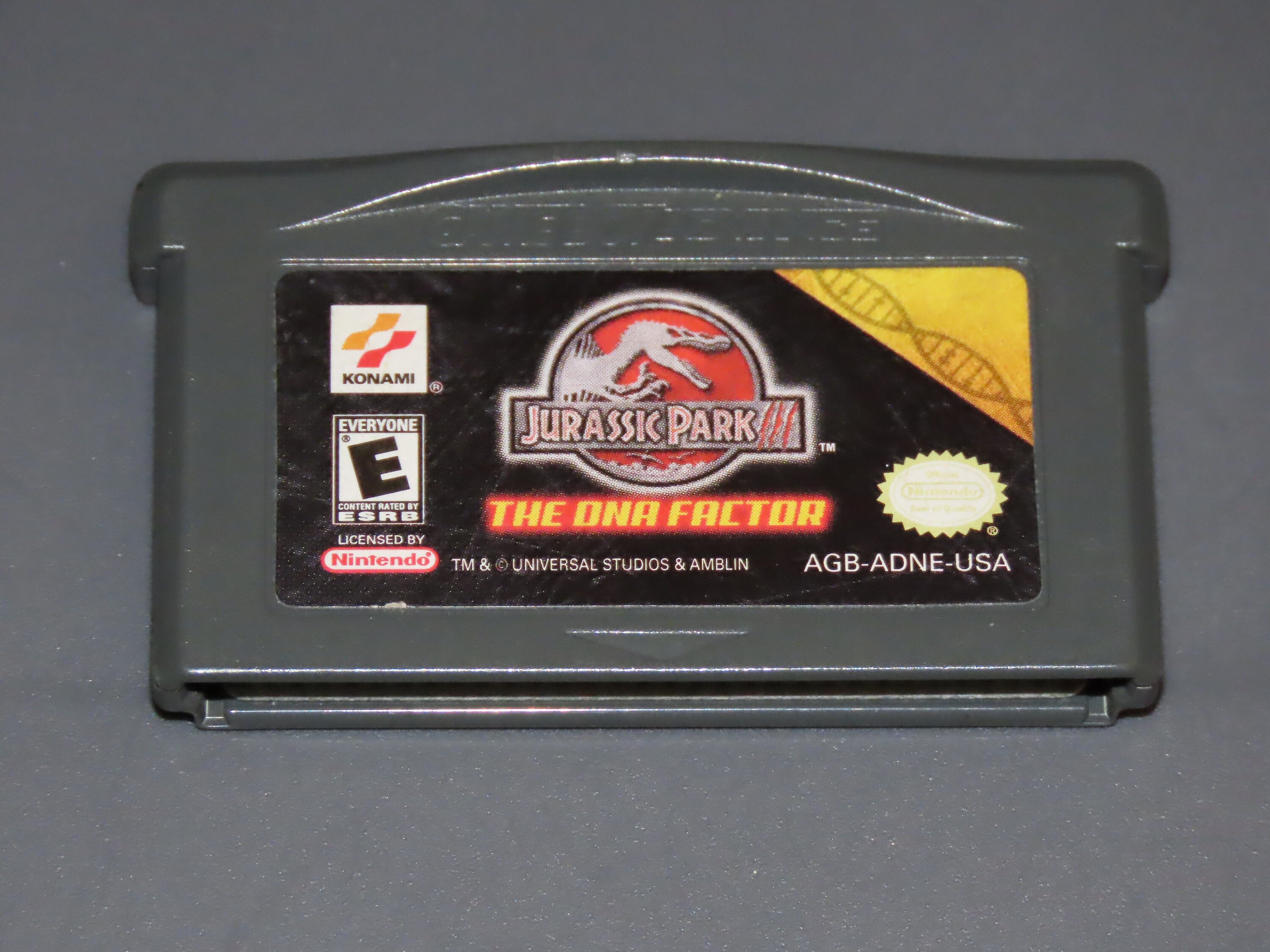 Jurassic Park Gameboy Advance Games Loose Nintendo GBA Video
