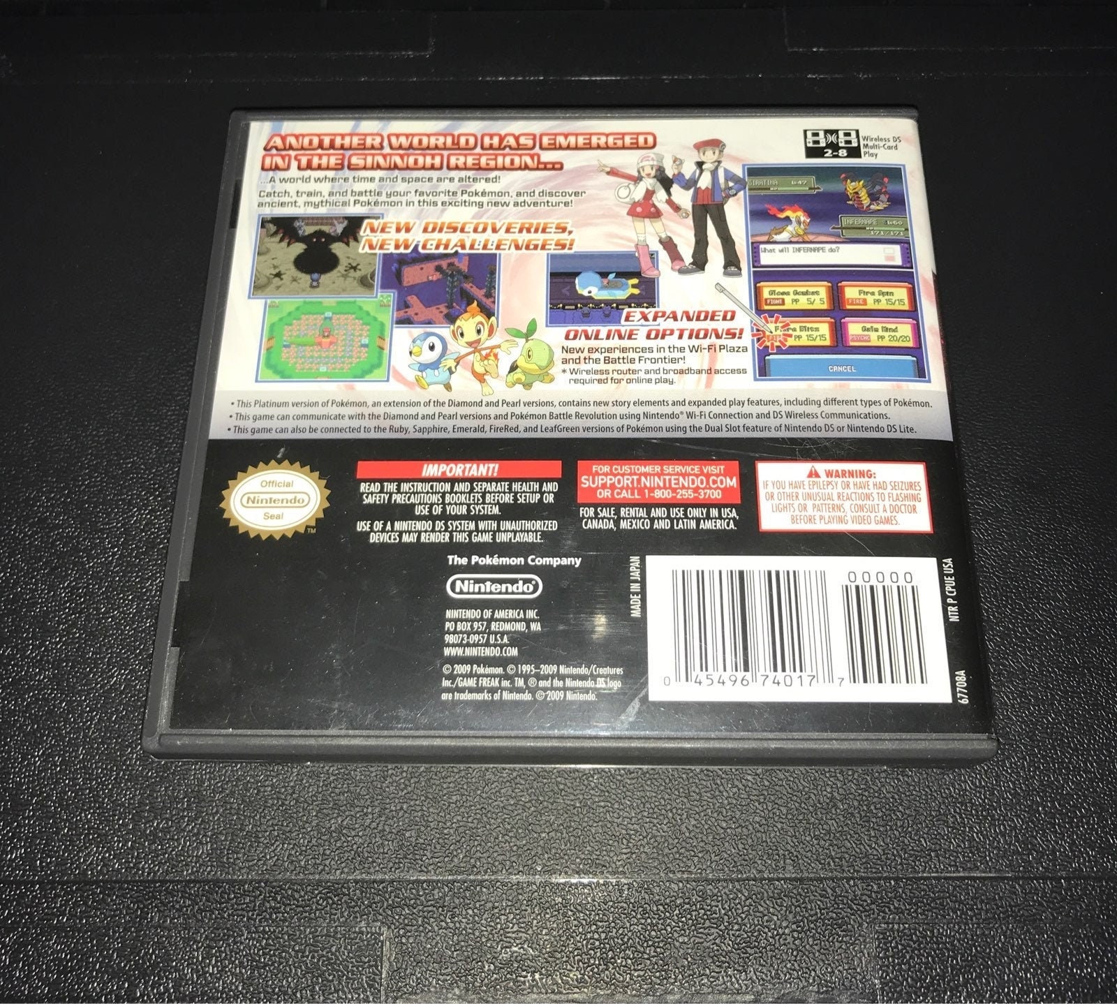 Pokemon platinum game card 2025