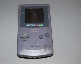 Grape Purple Nintendo Gameboy Color Handheld System Console - Vintage Gaming System