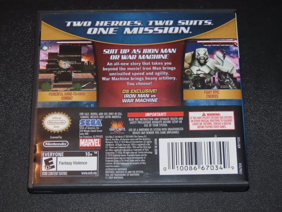 ニンテンドーDS - DS★IRON MAN 2 海外版★箱付・説明書付・ソフト付★動作確認済 Amazon.com: Iron Man 2 - Nintendo DS : Video Games