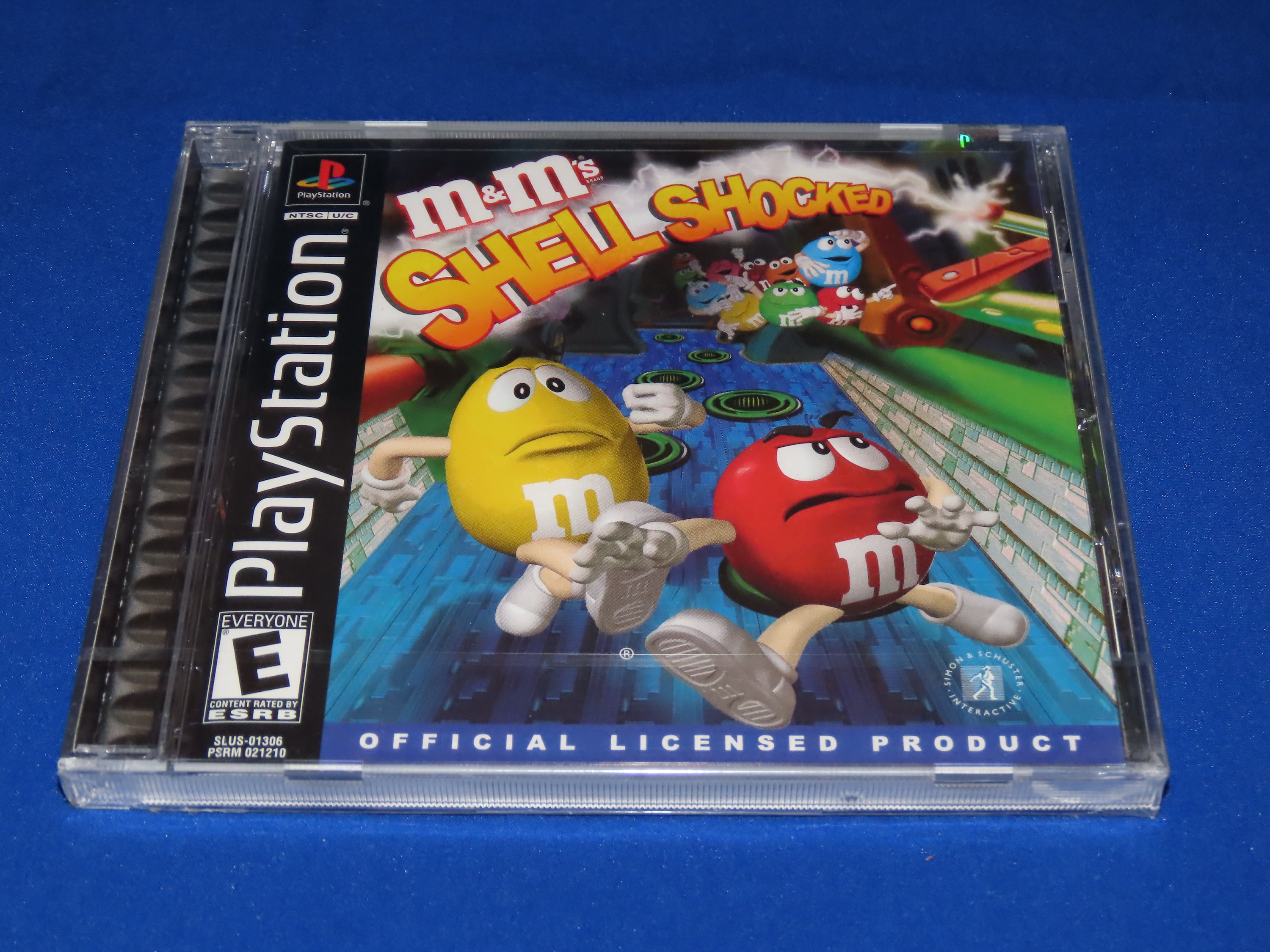 M&M's Shell Shocker - Sony Playstation 1 PS1 PSX - Editorial use