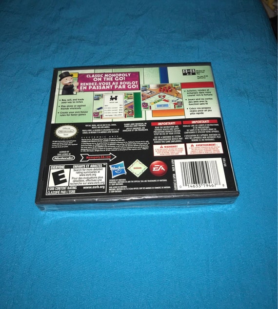 Monopoly Nintendo DS Video Game > Brand New / Sealed - Etsy