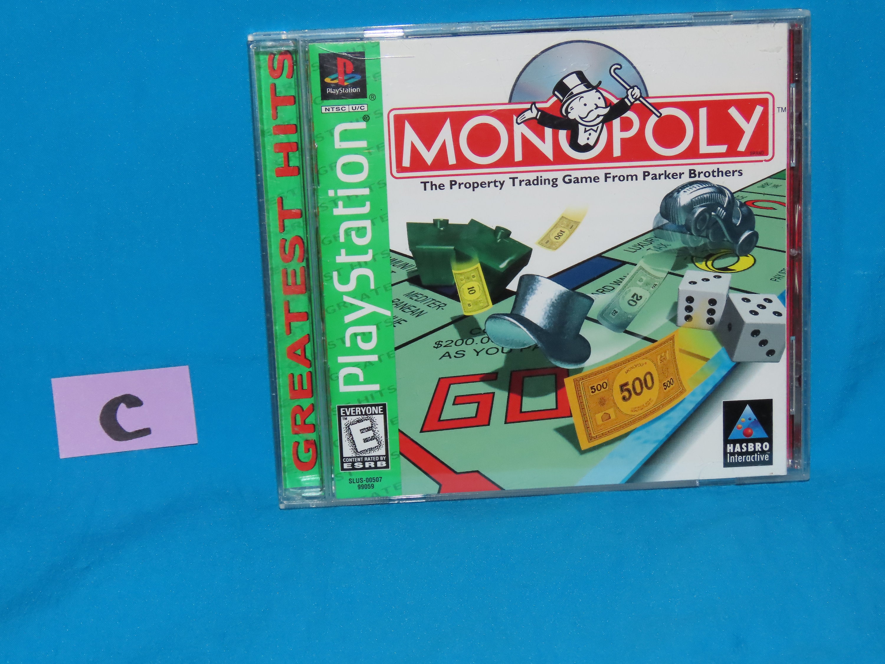 Monopoly Sony Playstation 1 Vintage Used Video Game PS1