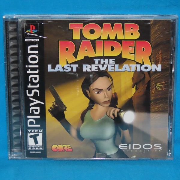 Tomb Raider Last Revelation Sony Playstation 1 Vintage Used Video Game (PS1)