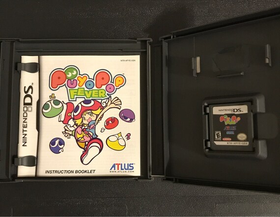 Puyo Pop Fever Nintendo DS Video Game Complete With Game
