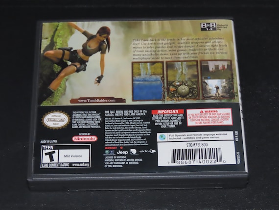 Lara Croft: Tomb Raider Nintendo DS Video Game Complete With Game