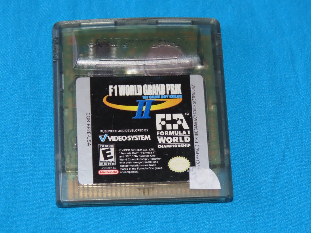 F1 World Grand Prix II 2 Nintendo Gameboy Color GBC Video Game - Etsy F1 World Grand Prix II 2 Nintendo Gameboy Color GBC Video Game - Etsy