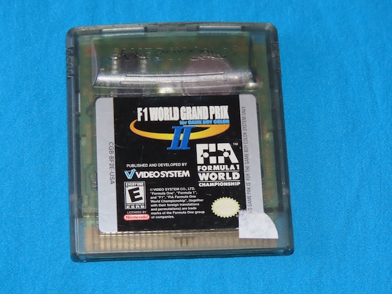 F1 World Grand Prix II 2 Nintendo Gameboy Color (GBC) Video Game