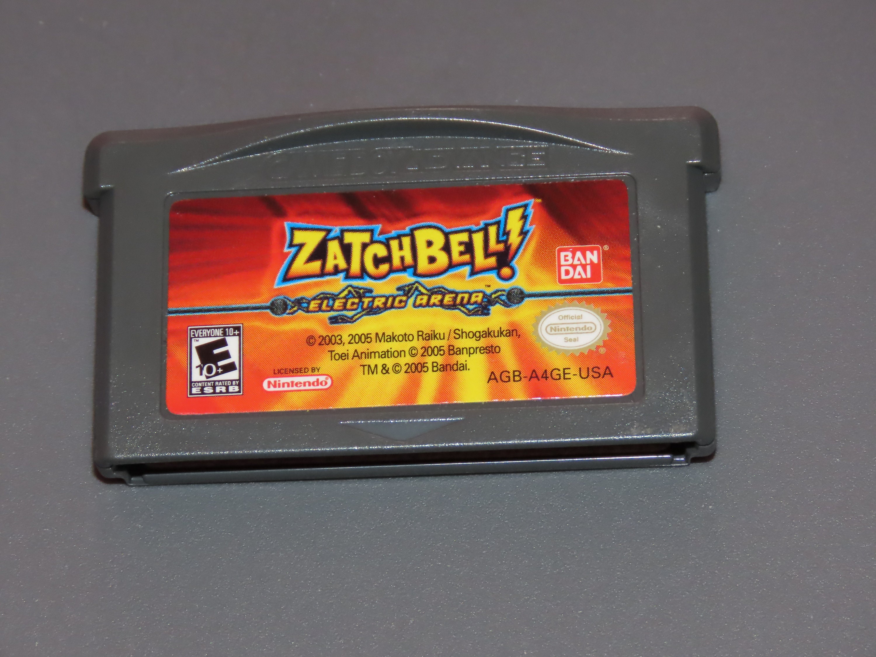 ZATCH BELL! Electric Arena GBA Game Boy Advance USA Konjiki no Gash