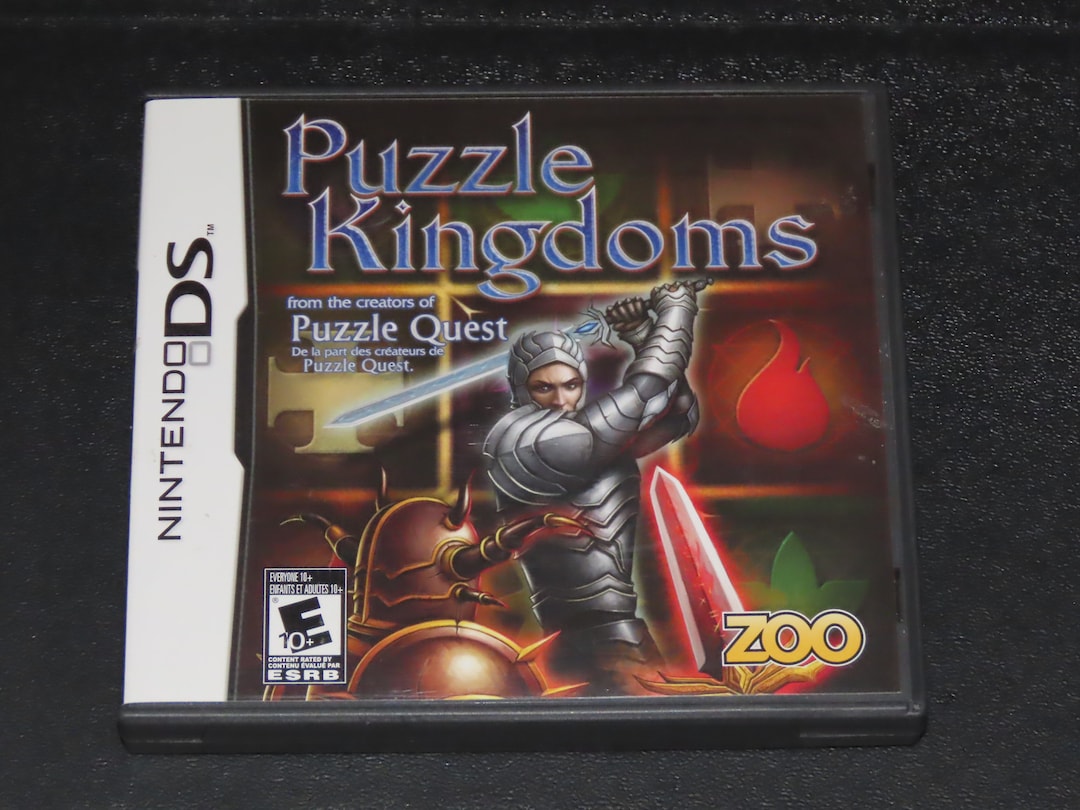 Puzzle Kingdoms Nintendo DS Video Game Complete With Game Etsy