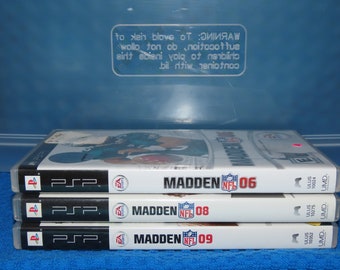 Madden Football Sports Sony PSP Video Game Complete with Game, Case and Manual - Select