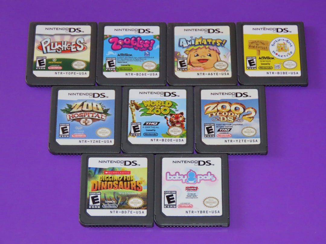 Nintendo DS Animal Pet Themed Games Lot of 6