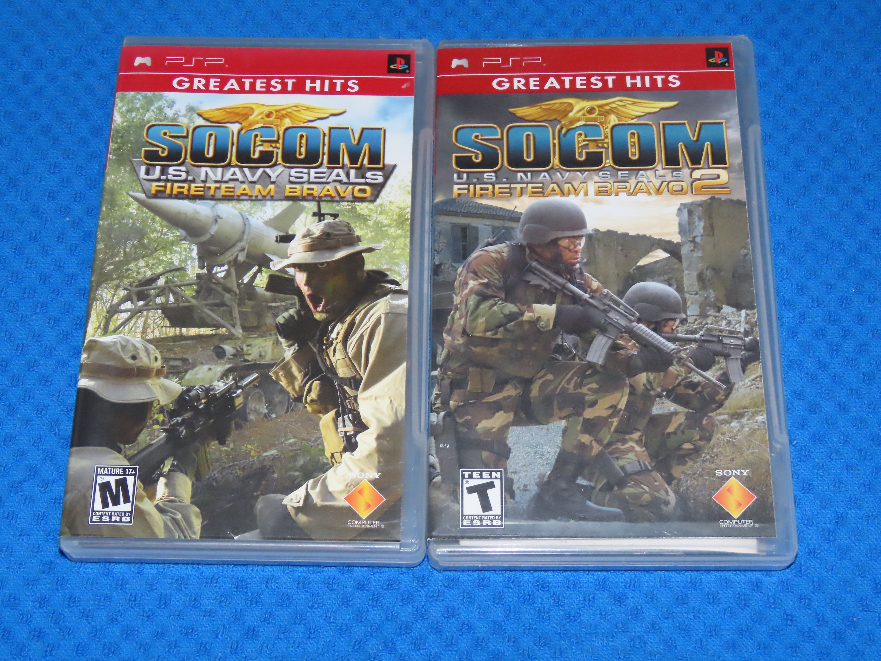 Socom US Navy Seals Fireteam Bravo PSP Game: Complete With Case