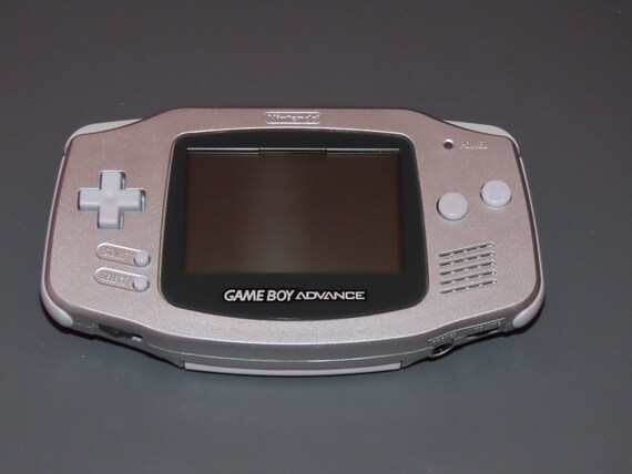 Platinum Silver Nintendo Gameboy Advance Handheld System