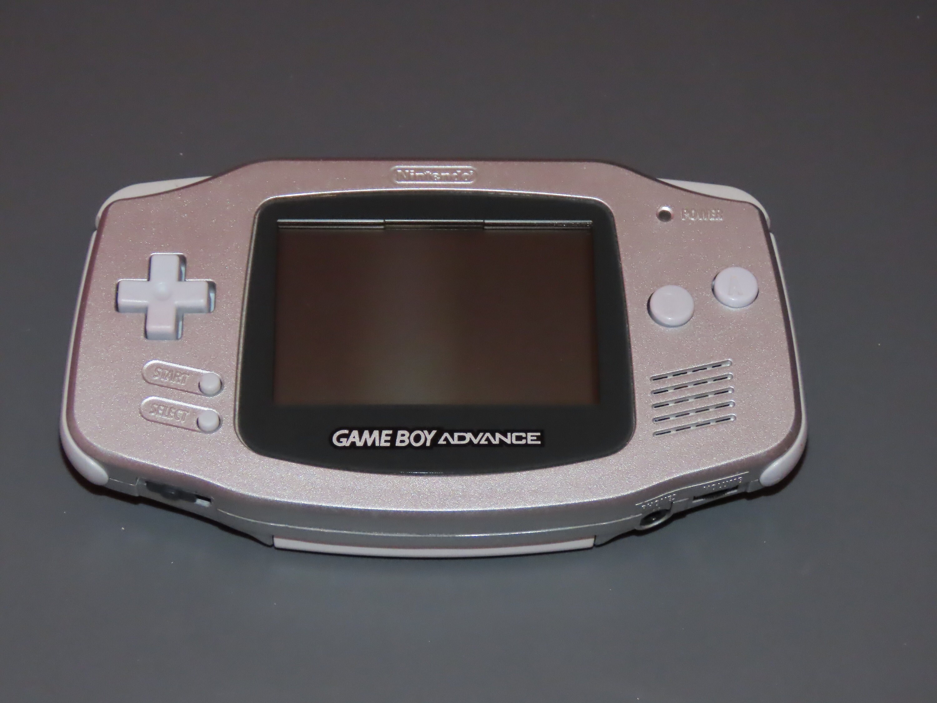Platinum Silver Nintendo Gameboy Advance Handheld System