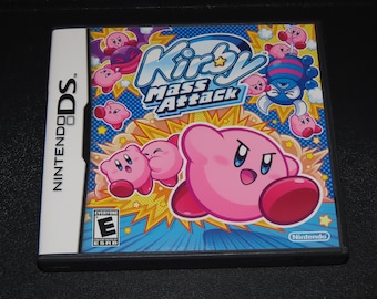 Kirby: Mass Attack Nintendo DS Video Game Complete with Game, Case and Manual
