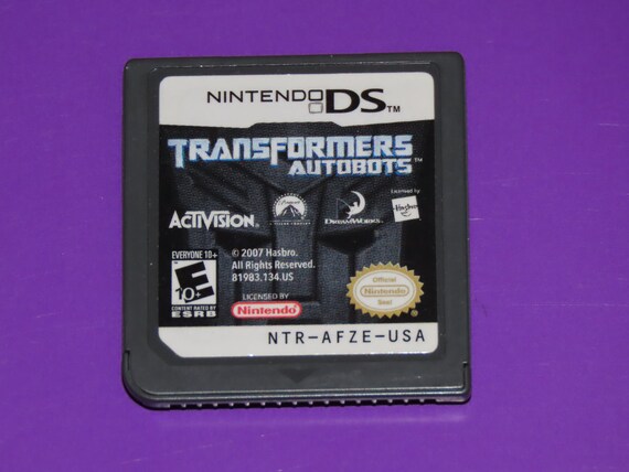 Transformers game nintendo ds cheap