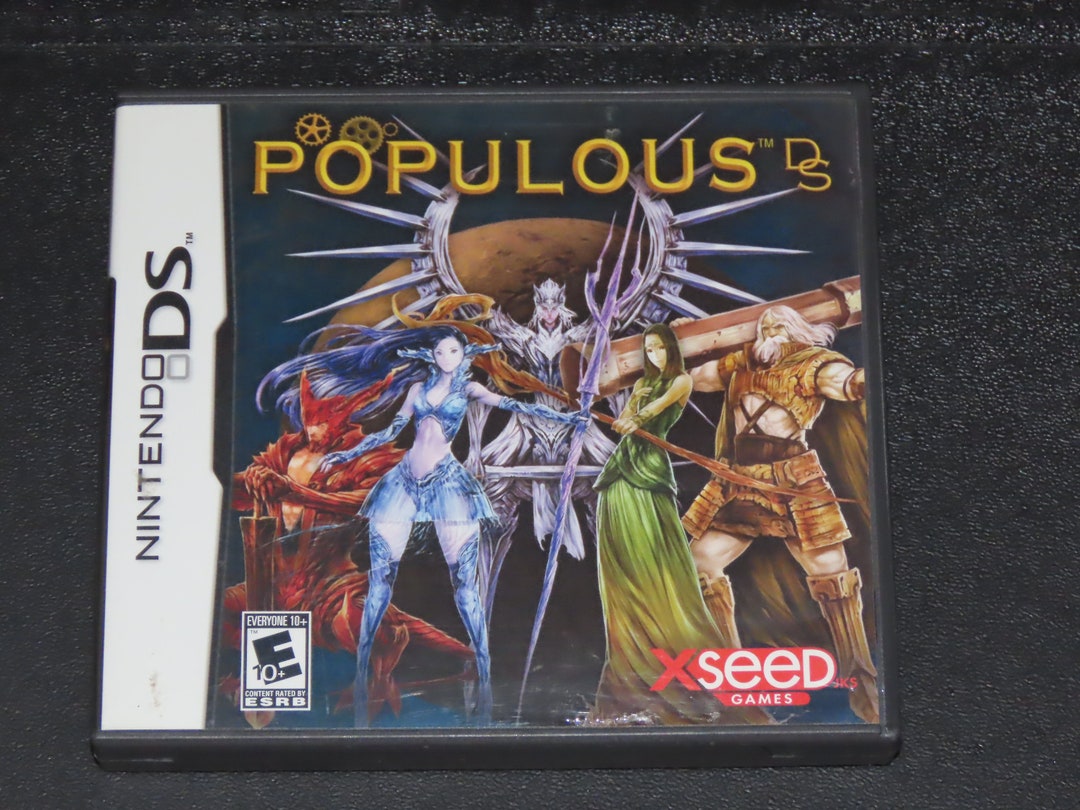 Populous Nintendo DS Video Game Complete With Game, Case and Manual Etsy