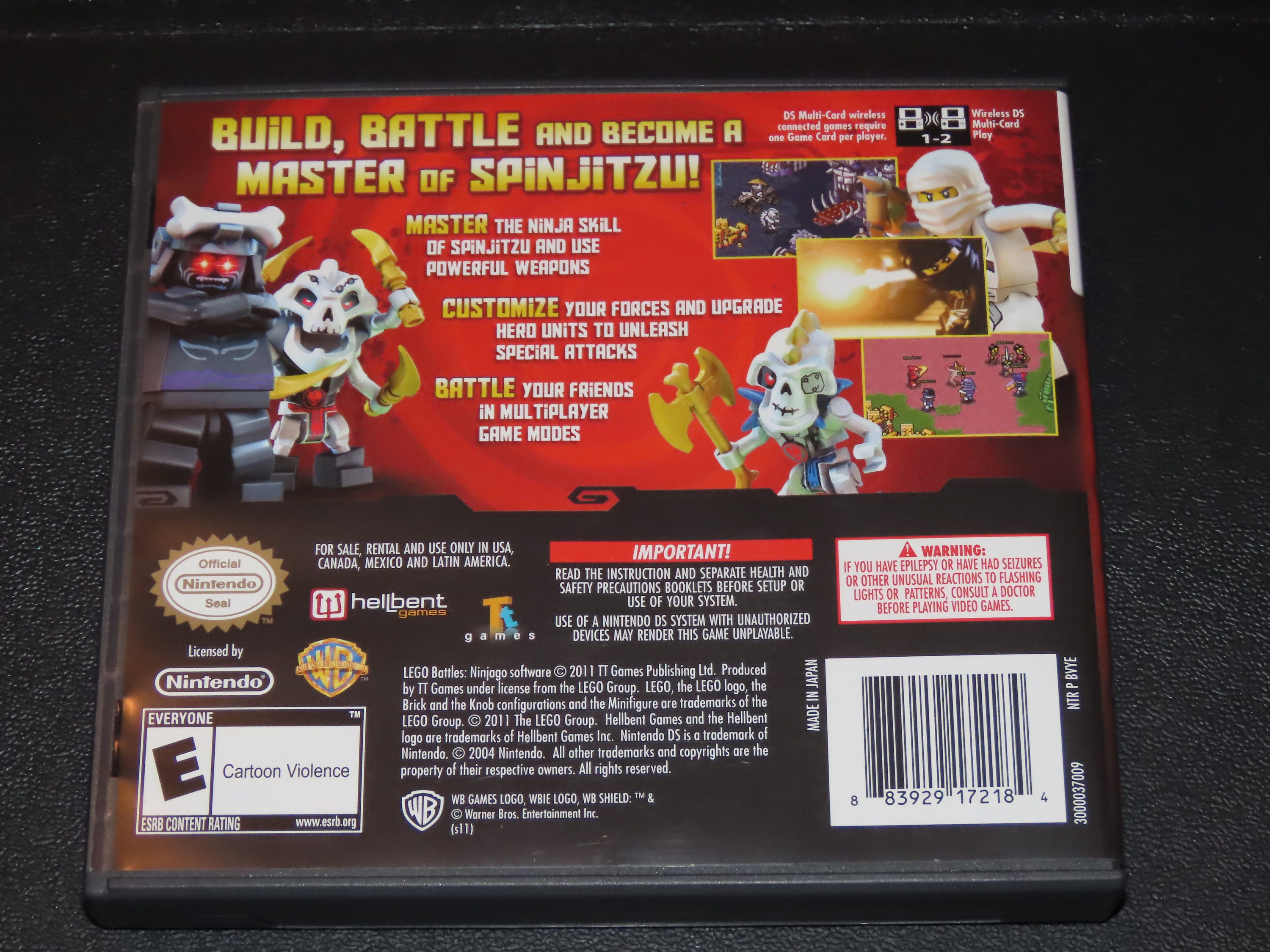 Lego Battles Ninjago Nintendo DS Video Game Complete With Game Case and Manual Etsy UK