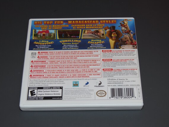 Madagascar 3: the Video Game Nintendo 3DS Video Game