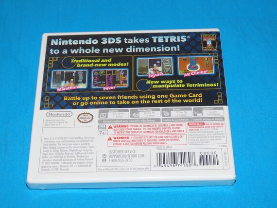 Tetris: Axis Nintendo 3DS Video Game - Select Condition - Etsy