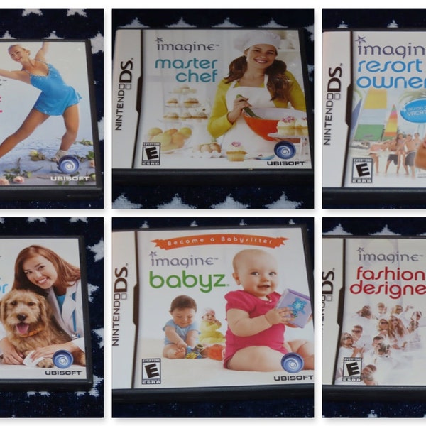 Original Nintendo DS Imagine Replacement Boxes (E) - Select The One(s) You Need!