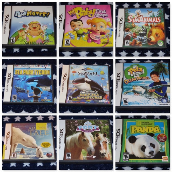 Original Nintendo DS Replacement Boxes (F) - Select The One(s) You Need!