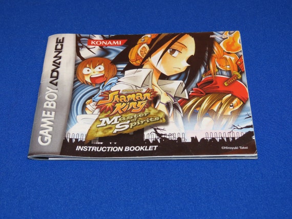 Shaman King Master of Spirits Gameboy Advance Official Video Game