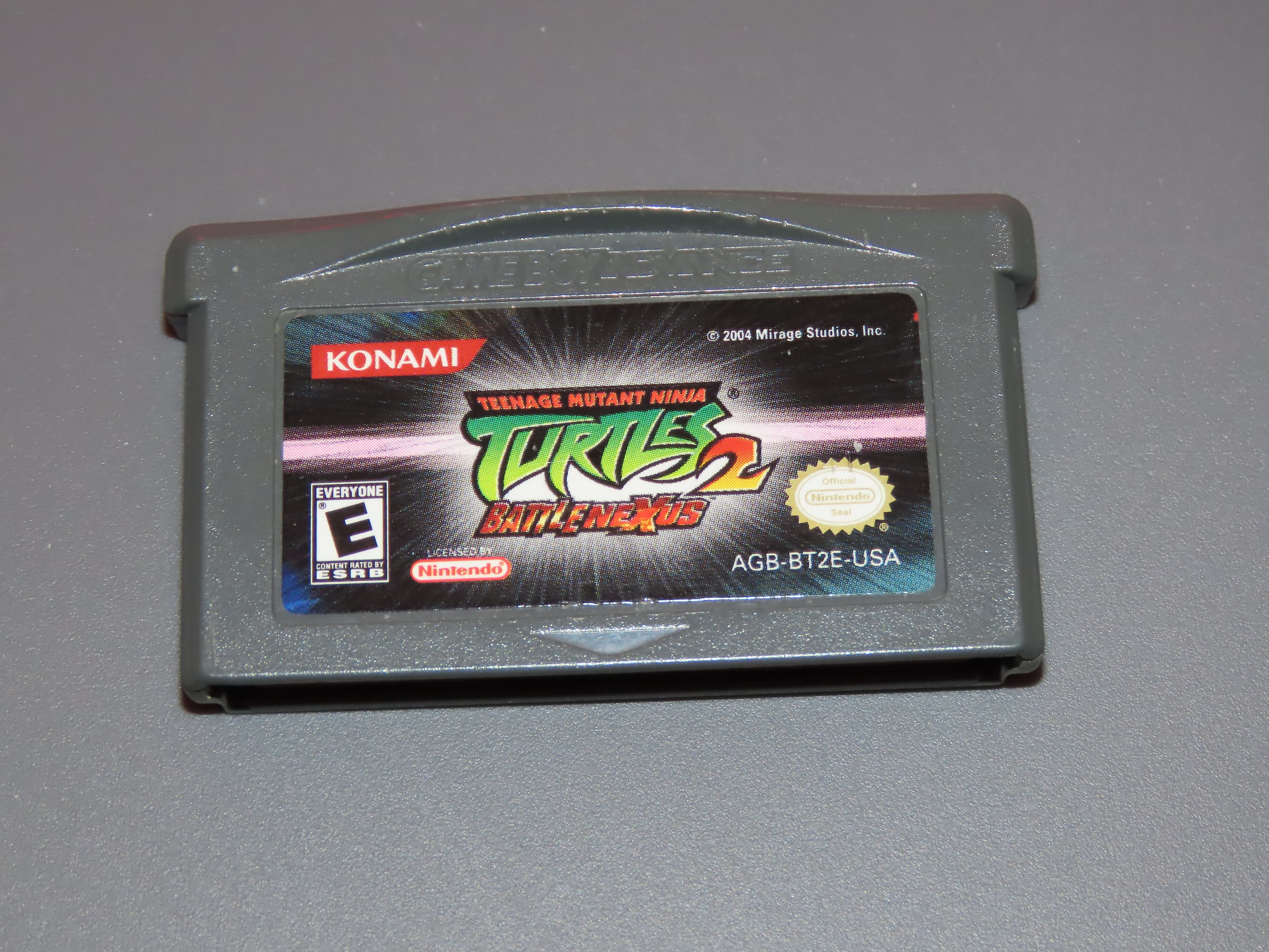 Rare Gameboy Advance Teenage Mutant Ninja Turtles Double Pack EUR