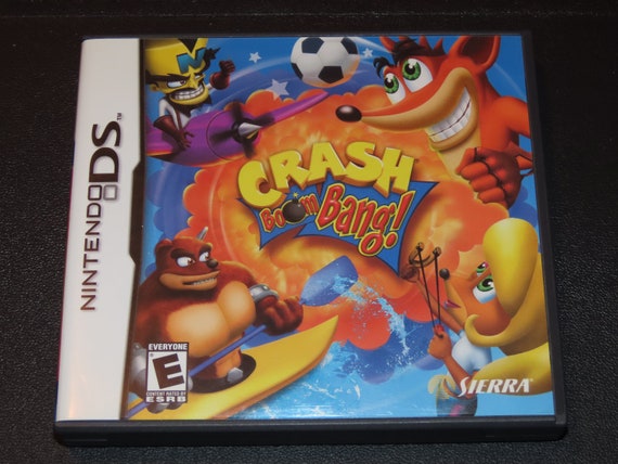 Crash Boom Bang Nintendo DS 3DS Game *Complete* Crash Bandicoot